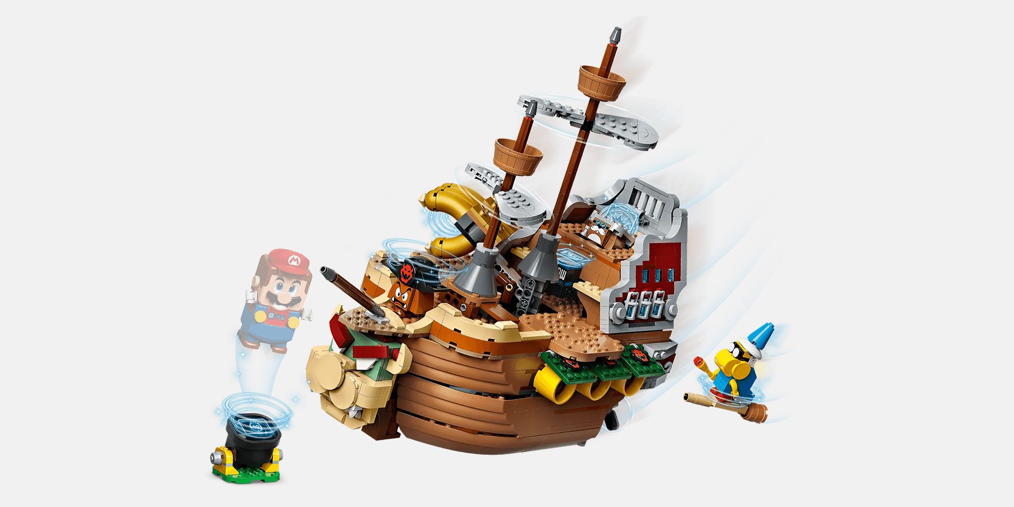 Super Mario Bowser's Ship LEGO Set