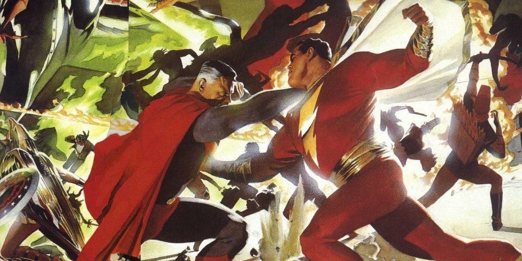 Superman and Shazam in Kingdom Come