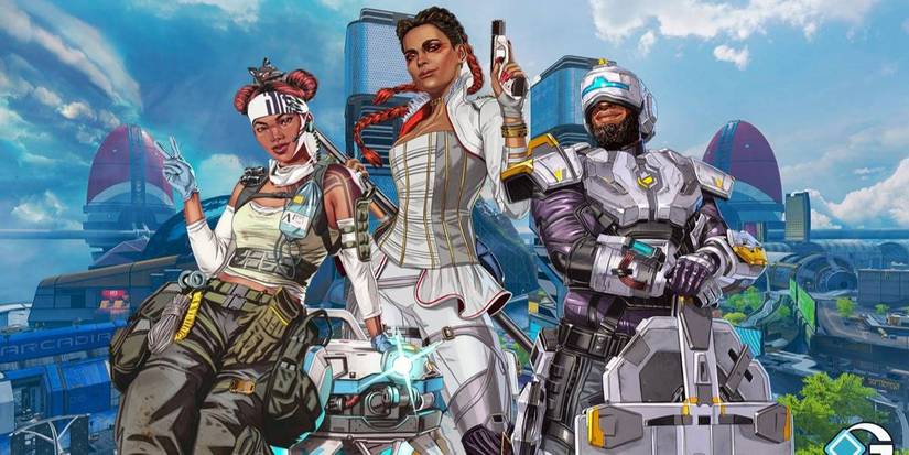 Lifeline, Newcastle and Loba Apex Legends