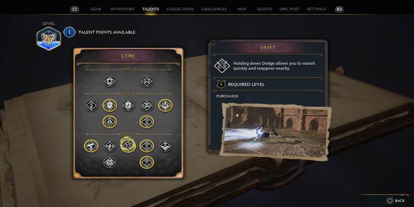 Swift Talent in Hogwarts Legacy