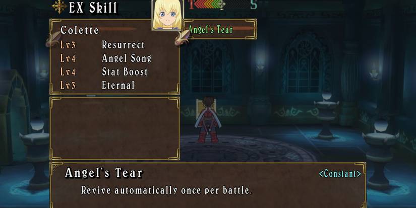 Symphonia Angel's Tear in Colette's menu