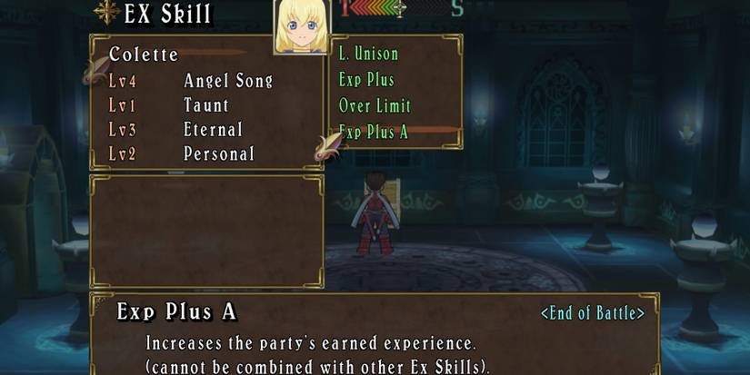 Symphonia Exp Plus A in Colette's menu