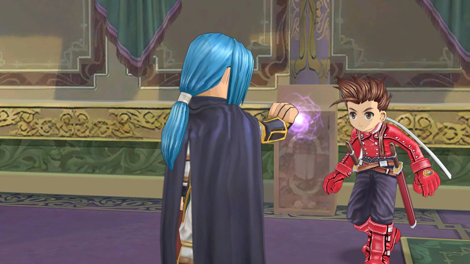Tales of Symphonia Lloyd confronted by an enemy