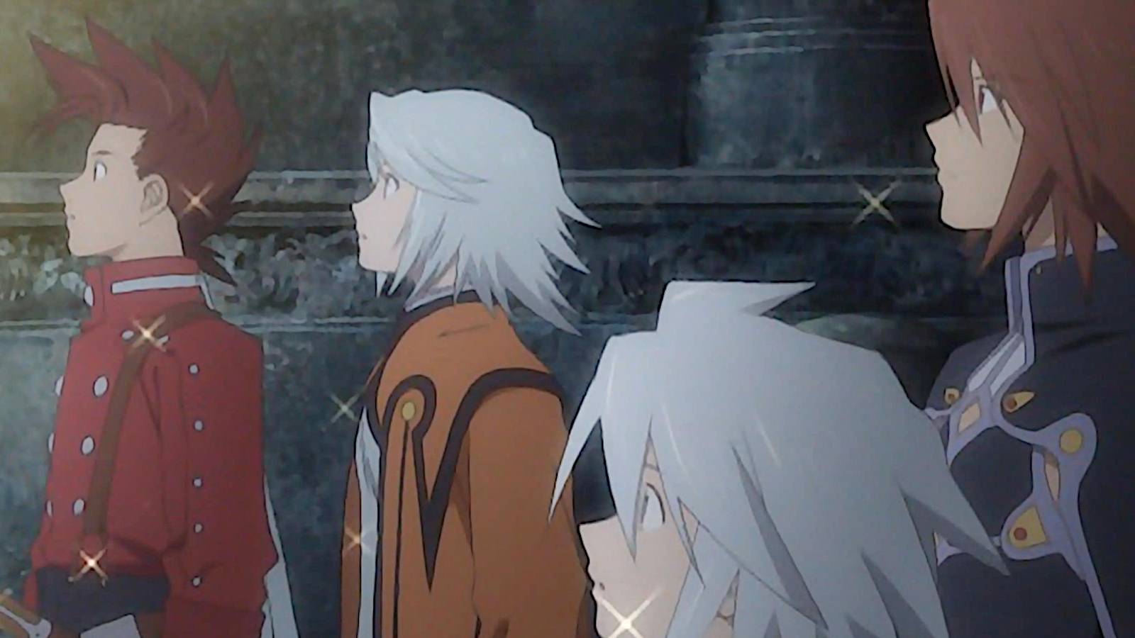 Tales of Symphonia Lloyd, Raine, Genis, and Kratos