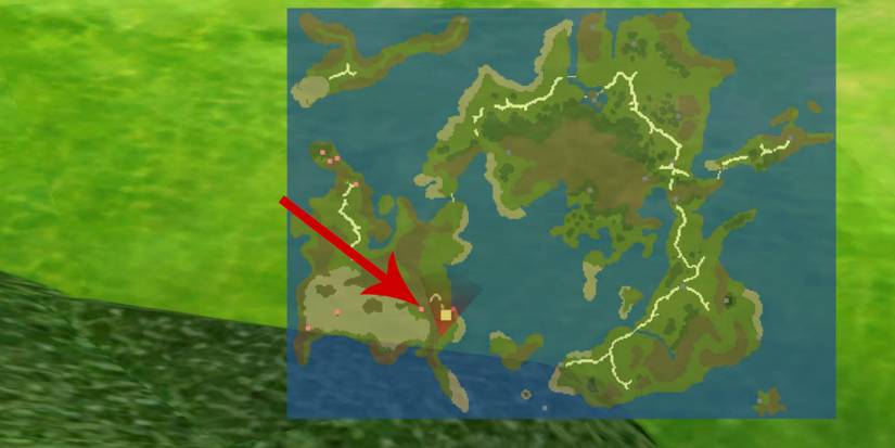 Tales of Symphonia - Ossa's Trail location on the map