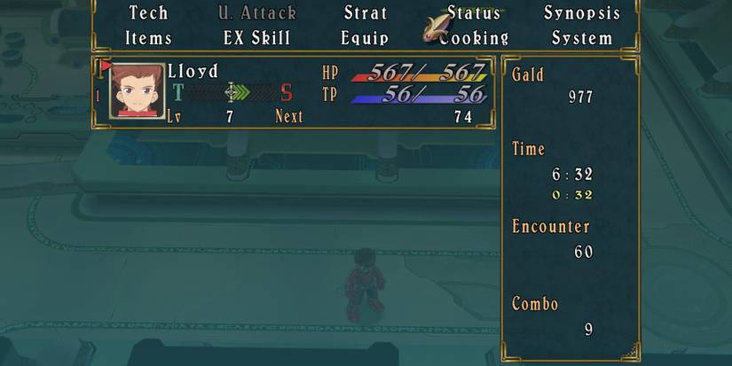 Tales of Symphonia  select Status