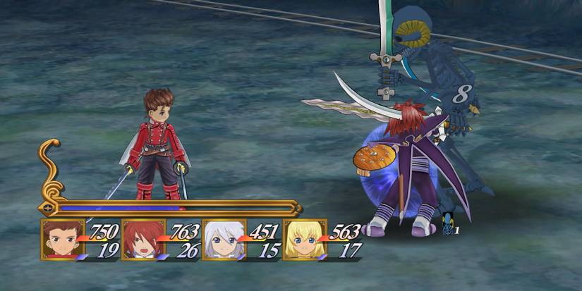 Tales of Symphonia - Unison Attacks gauge charging
