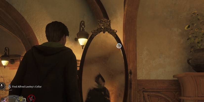 talking mirror in hogwarts legacy
