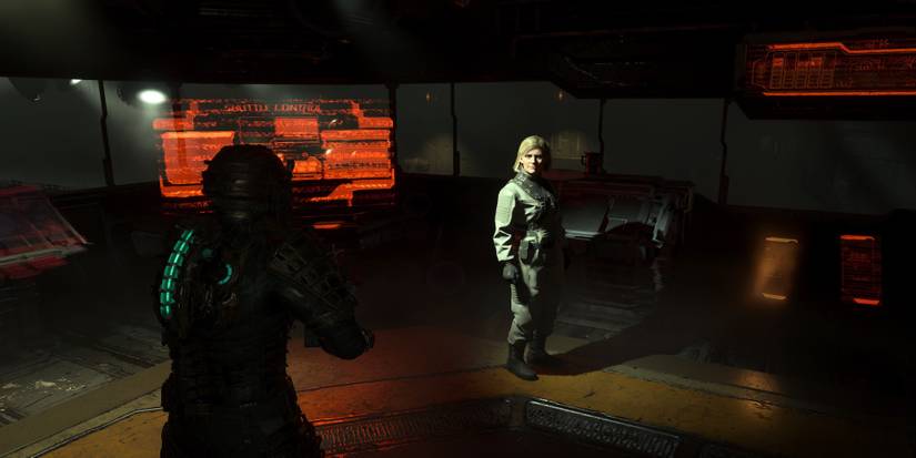 Talking to Nicole in the Dead Space remake