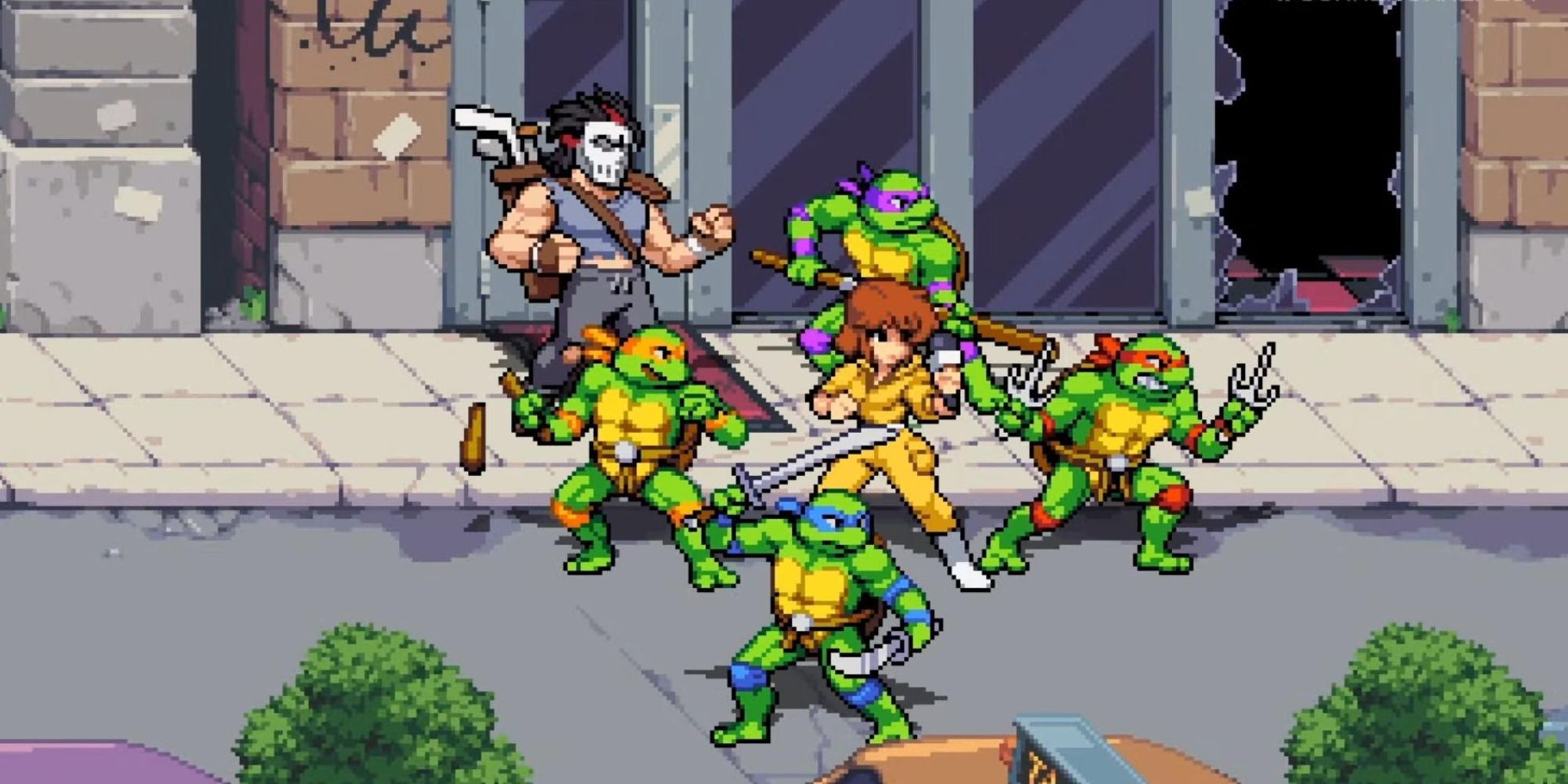 battle in Teenage Mutant Ninja Turtles Shredder's Revenge