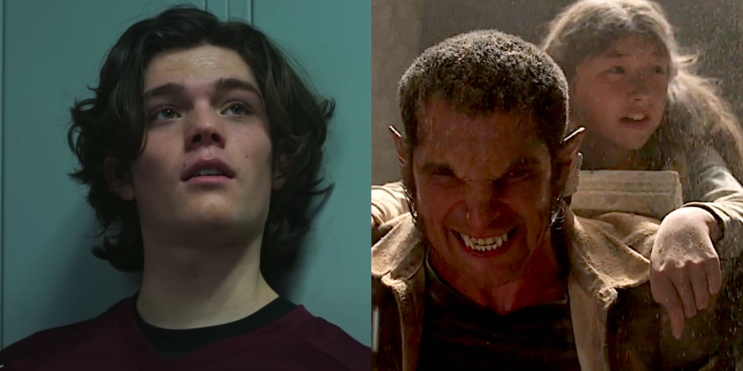 A split image features Eli Hale and Scott McCall in the Teen Wolf movie