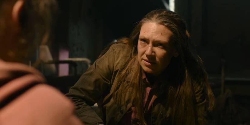 Tess talking to Ellie In The Last of Us.