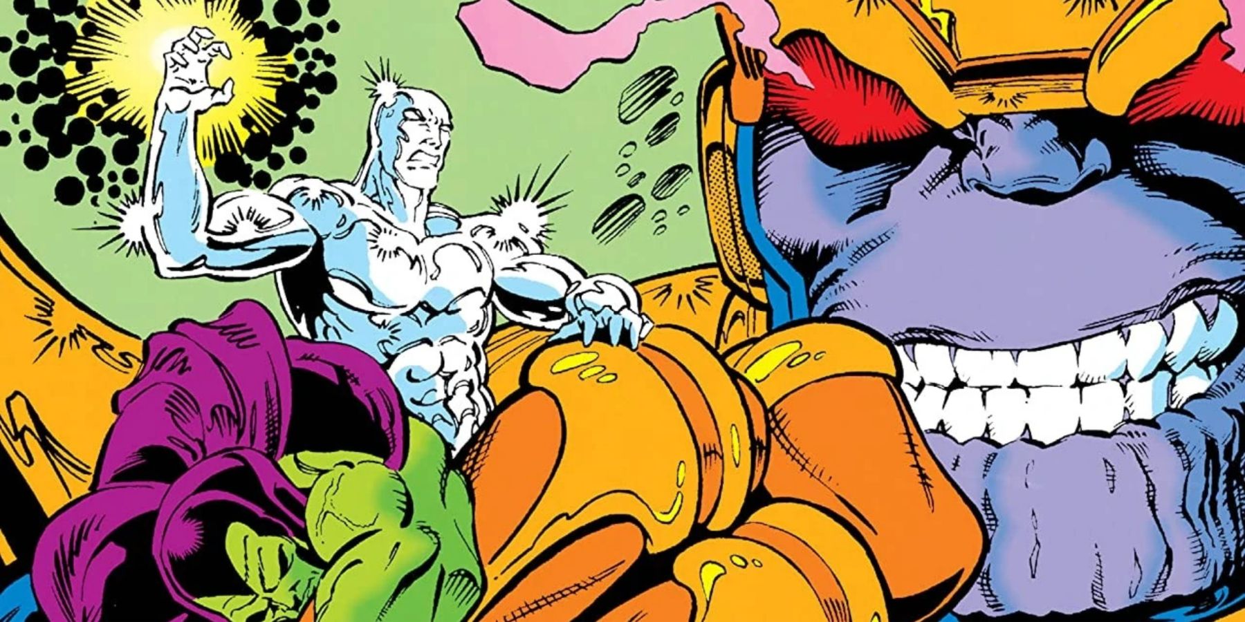 Thanos Crushes The Silver Surfer
