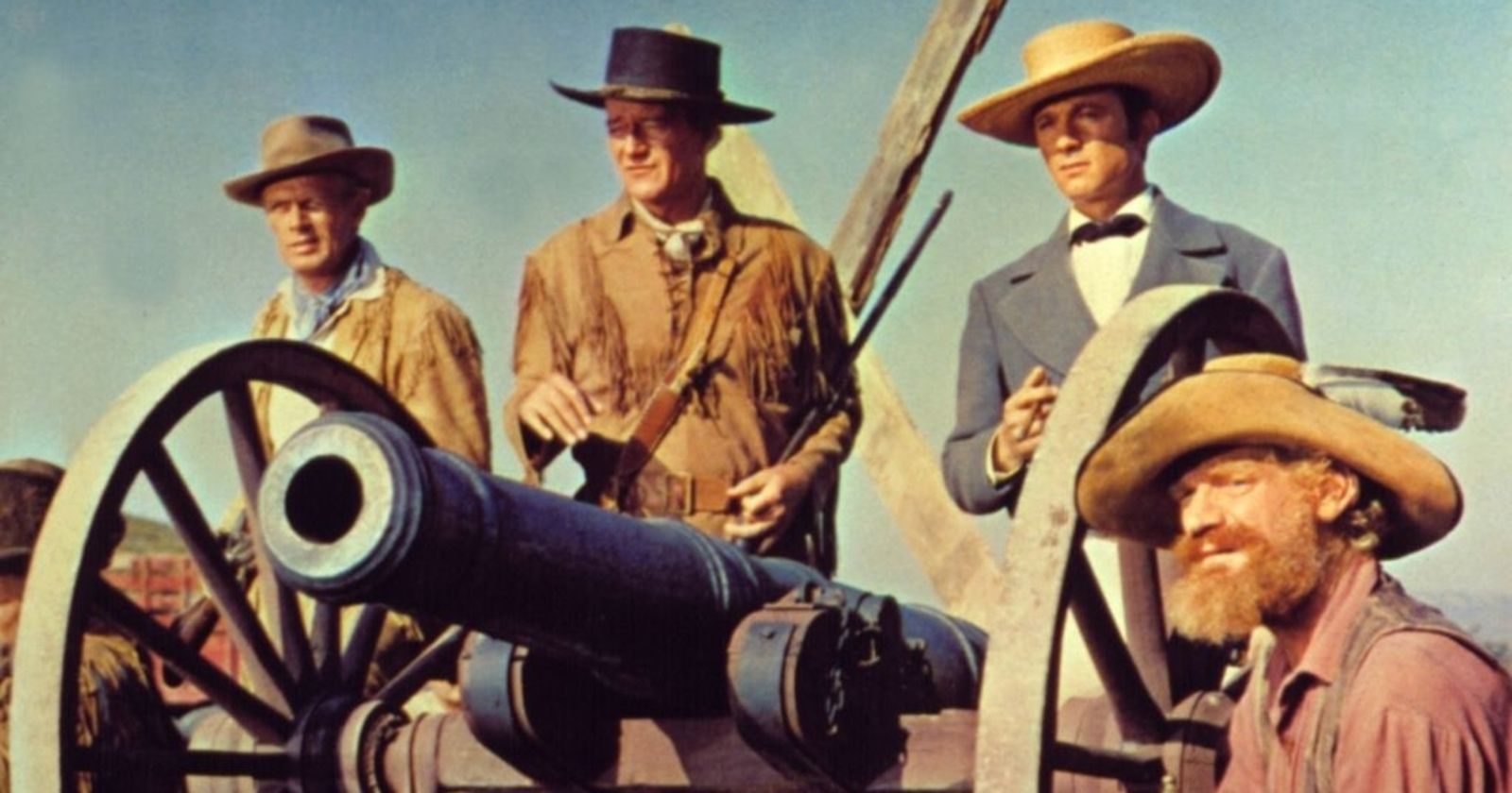 The Alamo 1960 Davy Crockett Jim Bowie William Traviss