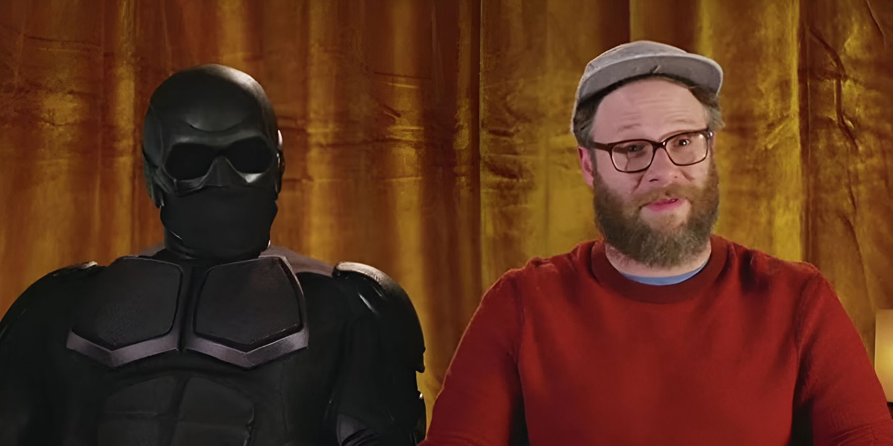 Seth Rogen and Black Noir in The Boys