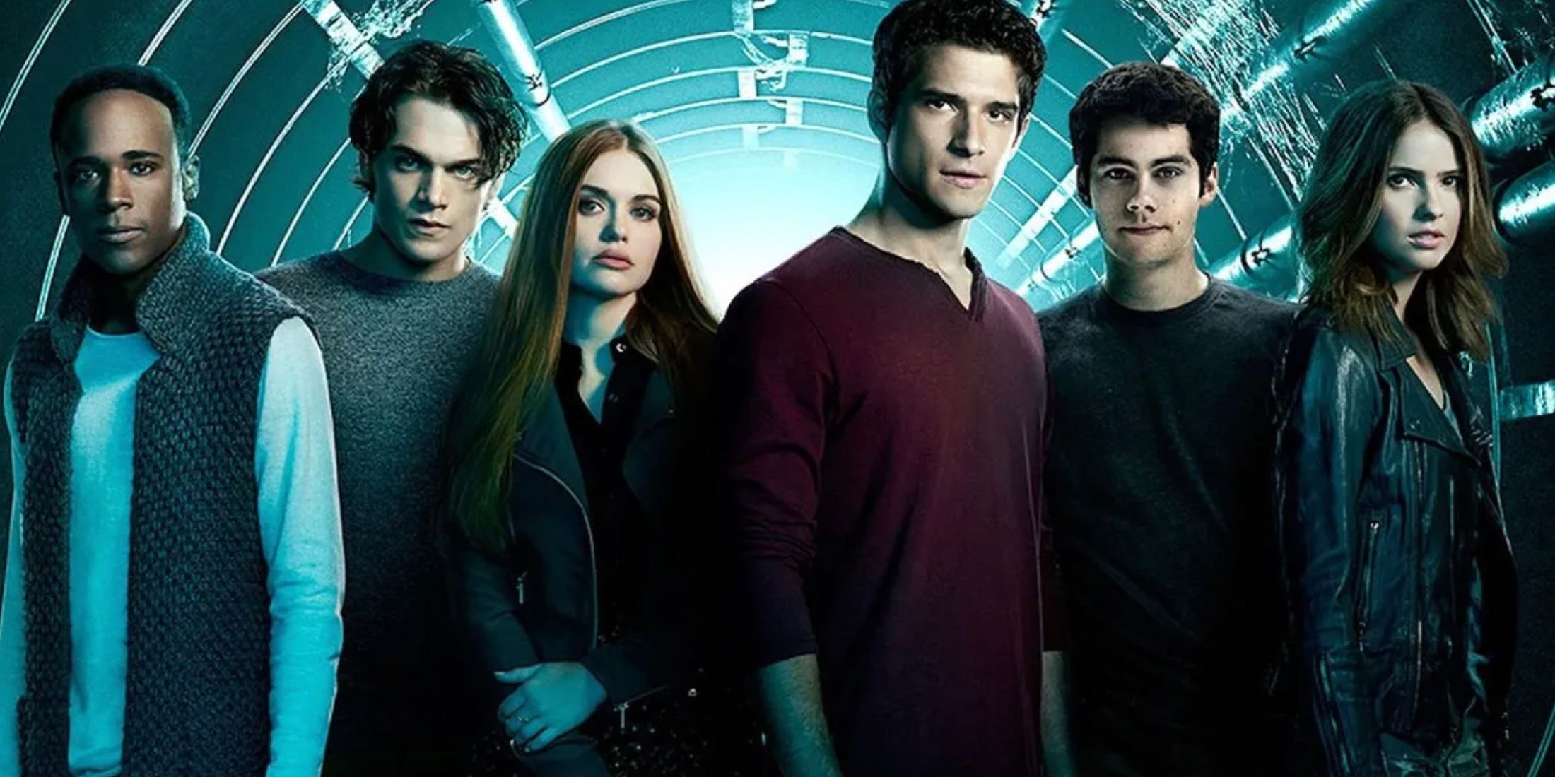 The cast of the Teen Wolf TV series in a promotional image