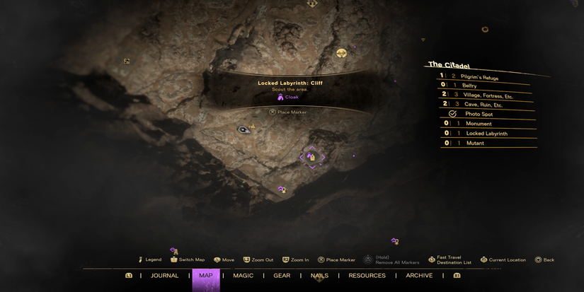 the citadel labyrinth location in forspoken