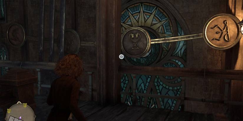 the clock tower symbols in hogwarts legacy