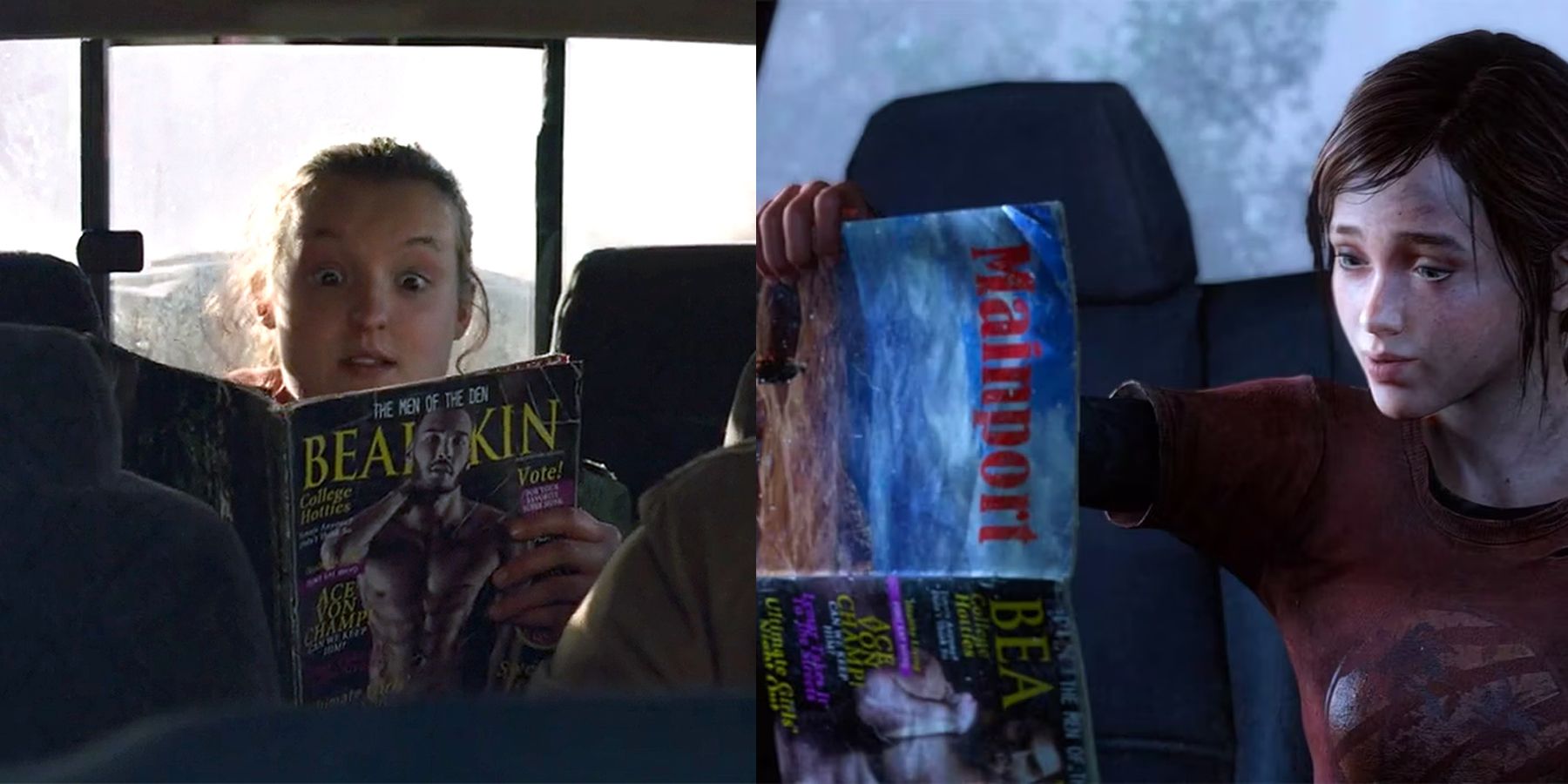 The Last of Us Episode 4 Ellie finds adult magazine