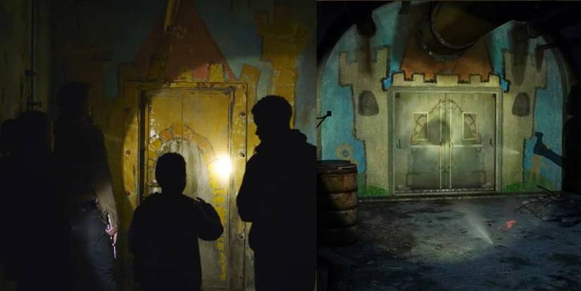 The Last of Us Episode 5 underground paintings
