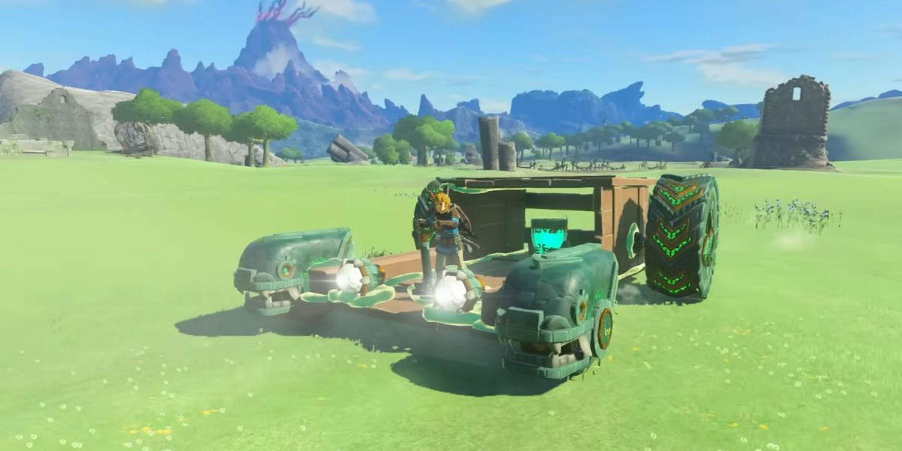 Zelda: Tears of the Kingdom's Vehicle Crafting Looks Like a Next-Gen Banjo- Kazooie: Nuts & Bolts
