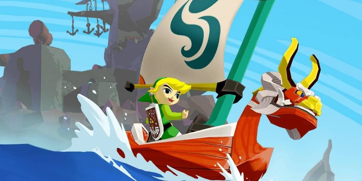 link sailing on the king of red lions boat