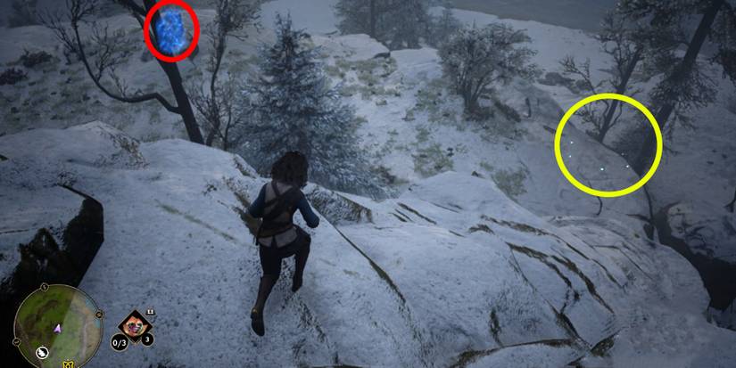 the moonstone and fireflies location in hogwarts legacy