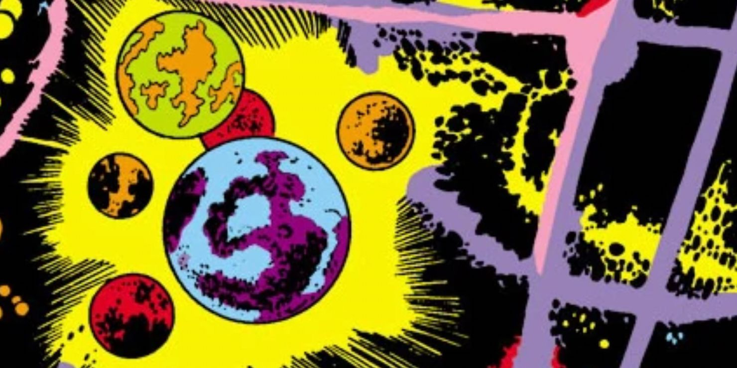 The planets of Sub-Atomica in Marvel Comics