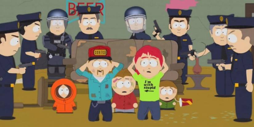 the poor kid south park arrest scene