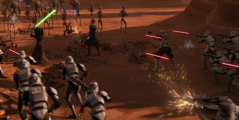 The Second Battle Of Geonosis In Star Wars: The Clone Wars