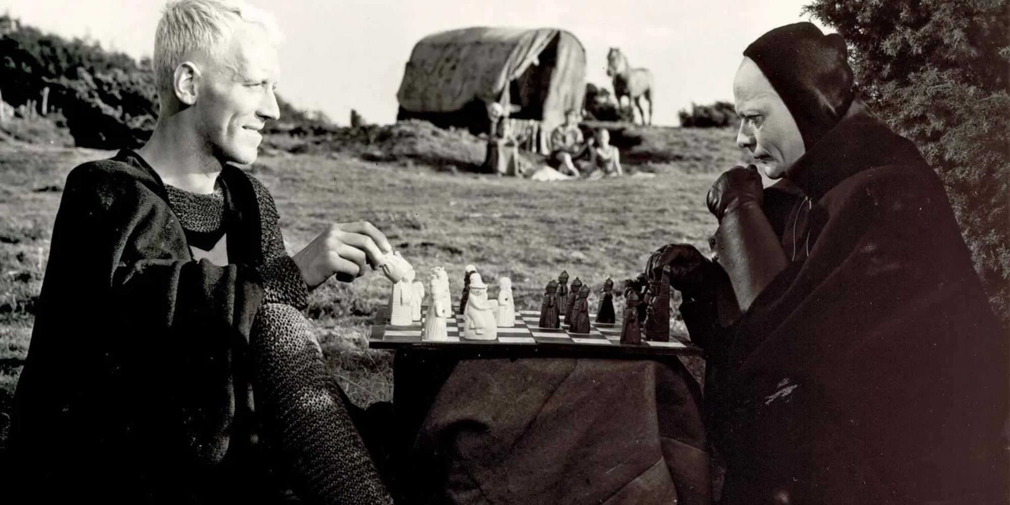 Max von Sydow and Death in The Seventh Seal