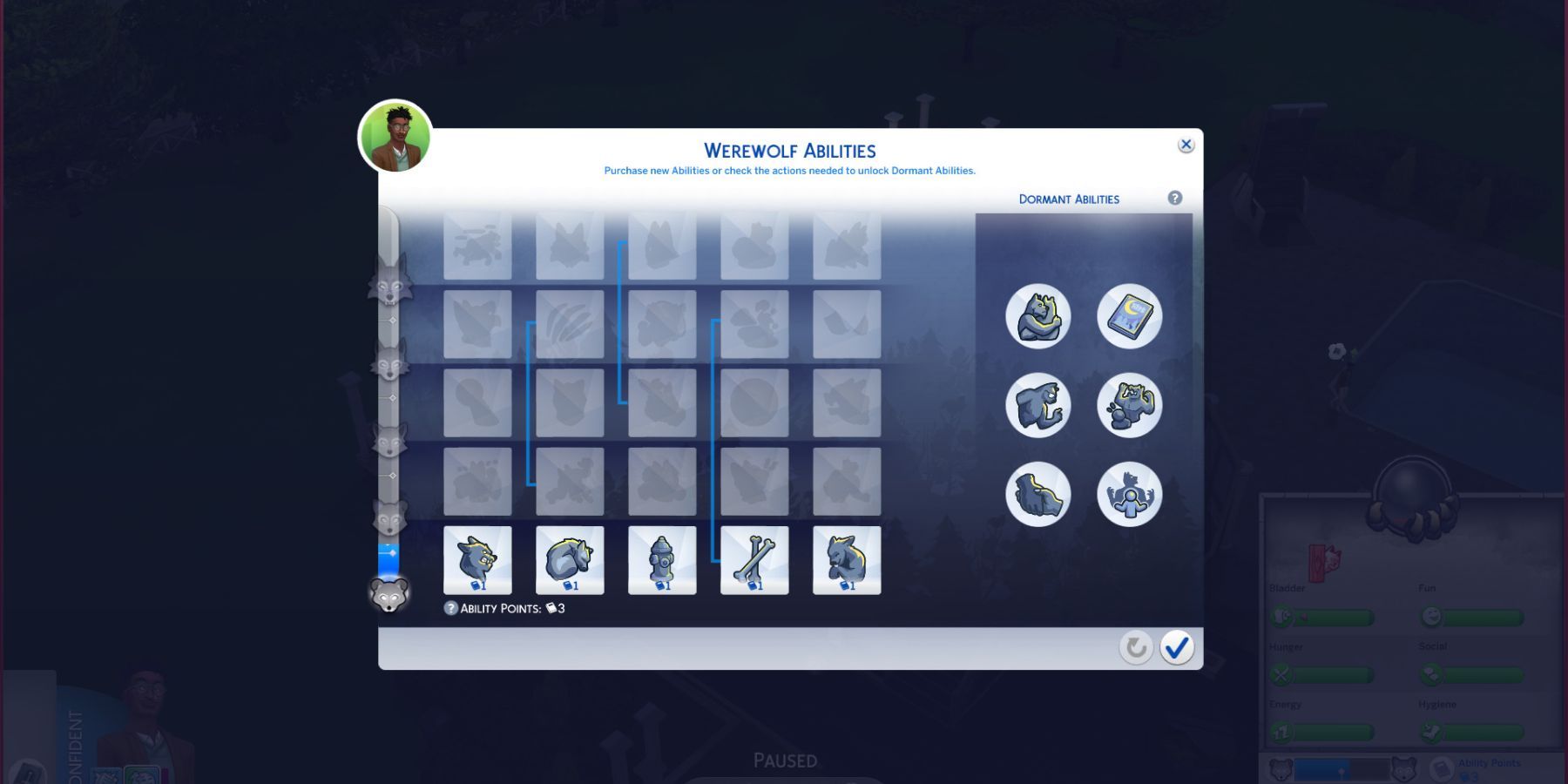 The Sims 4 Werewolf Abilities