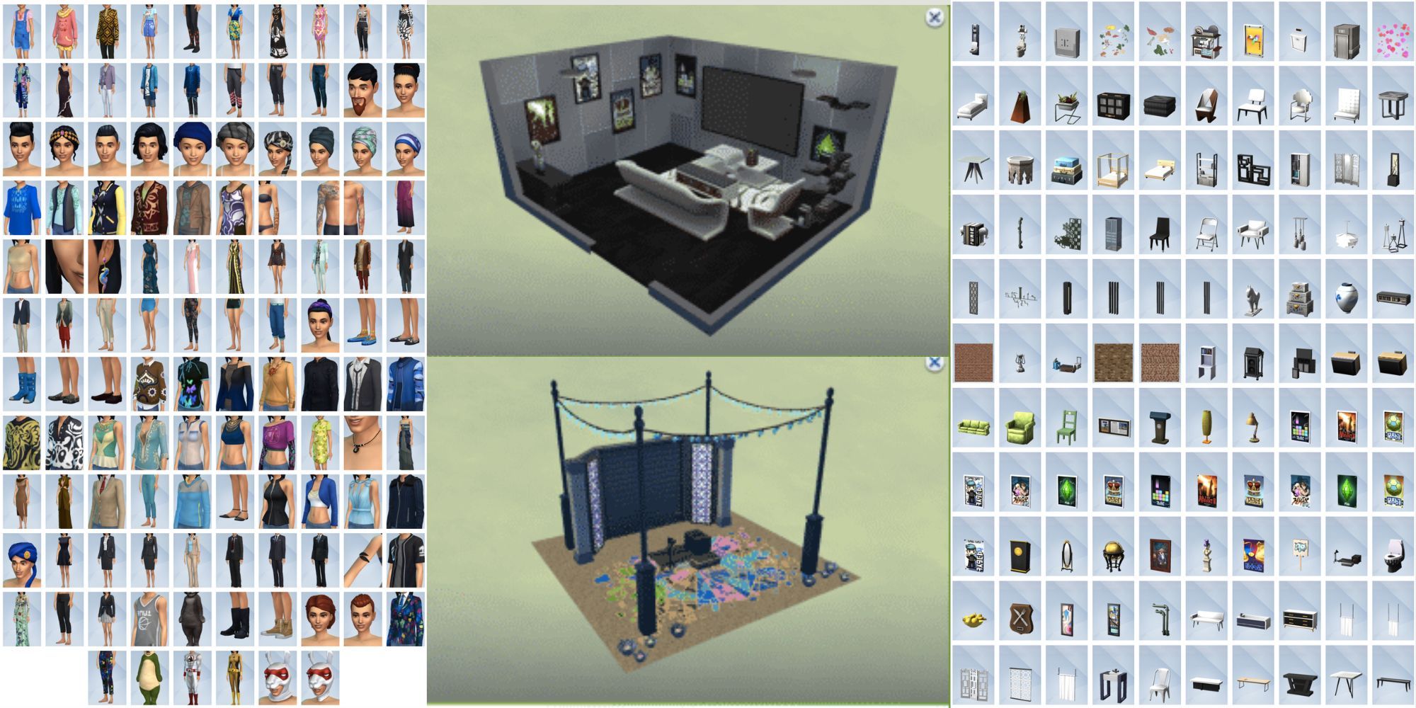 The Sims 4 City Living CAS Build_Buy Items