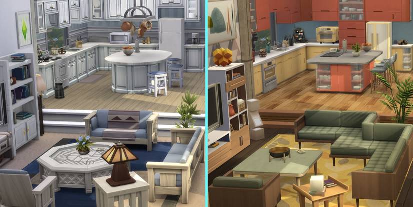 The Sims 4 Dream Home Decorator Before After