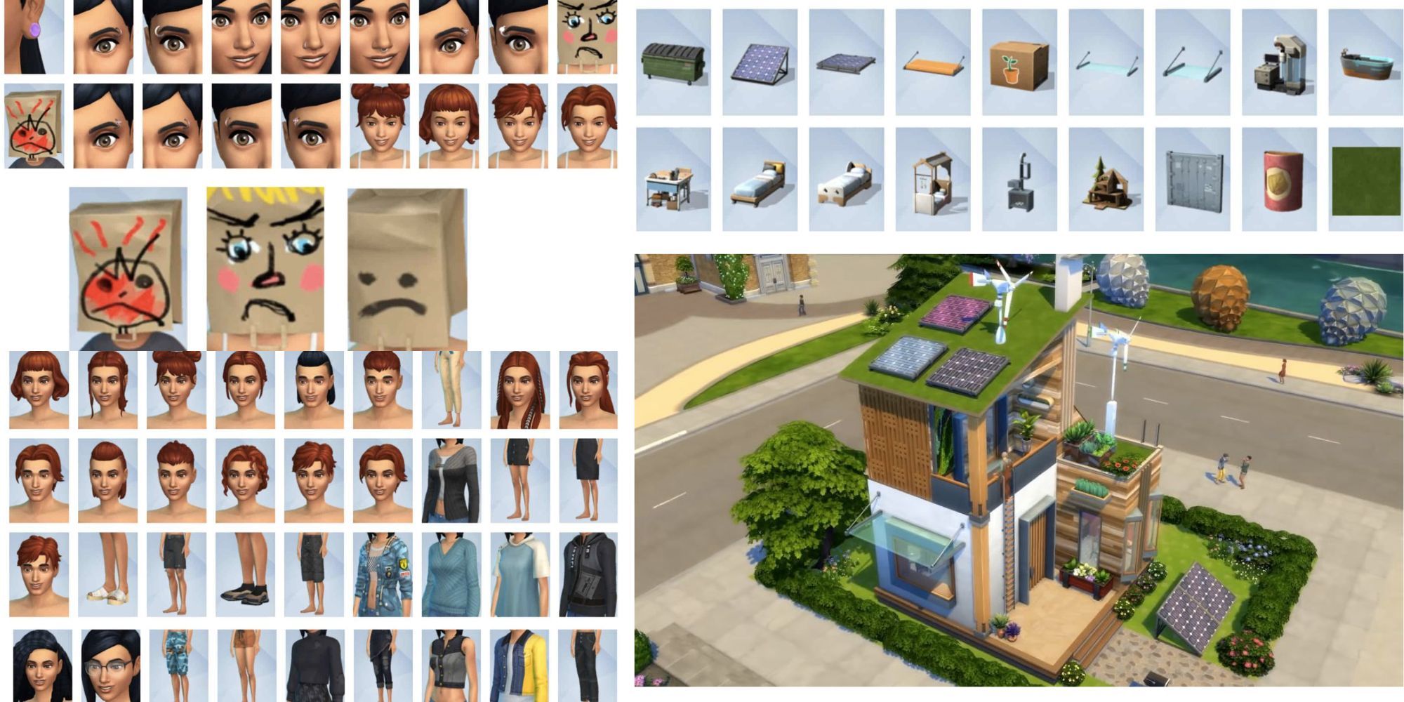 The Sims 4 Eco Lifestyle CAS Build_Buy Items