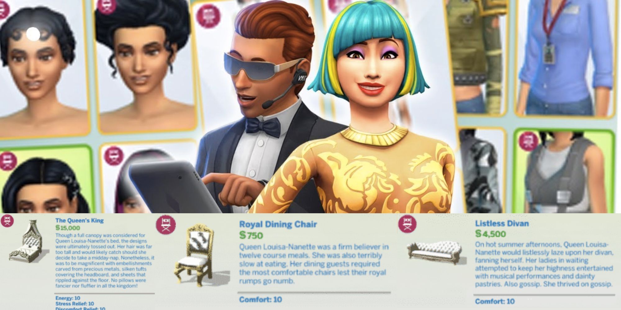 The Sims 4 Get Famous CAS Build_Buy Items