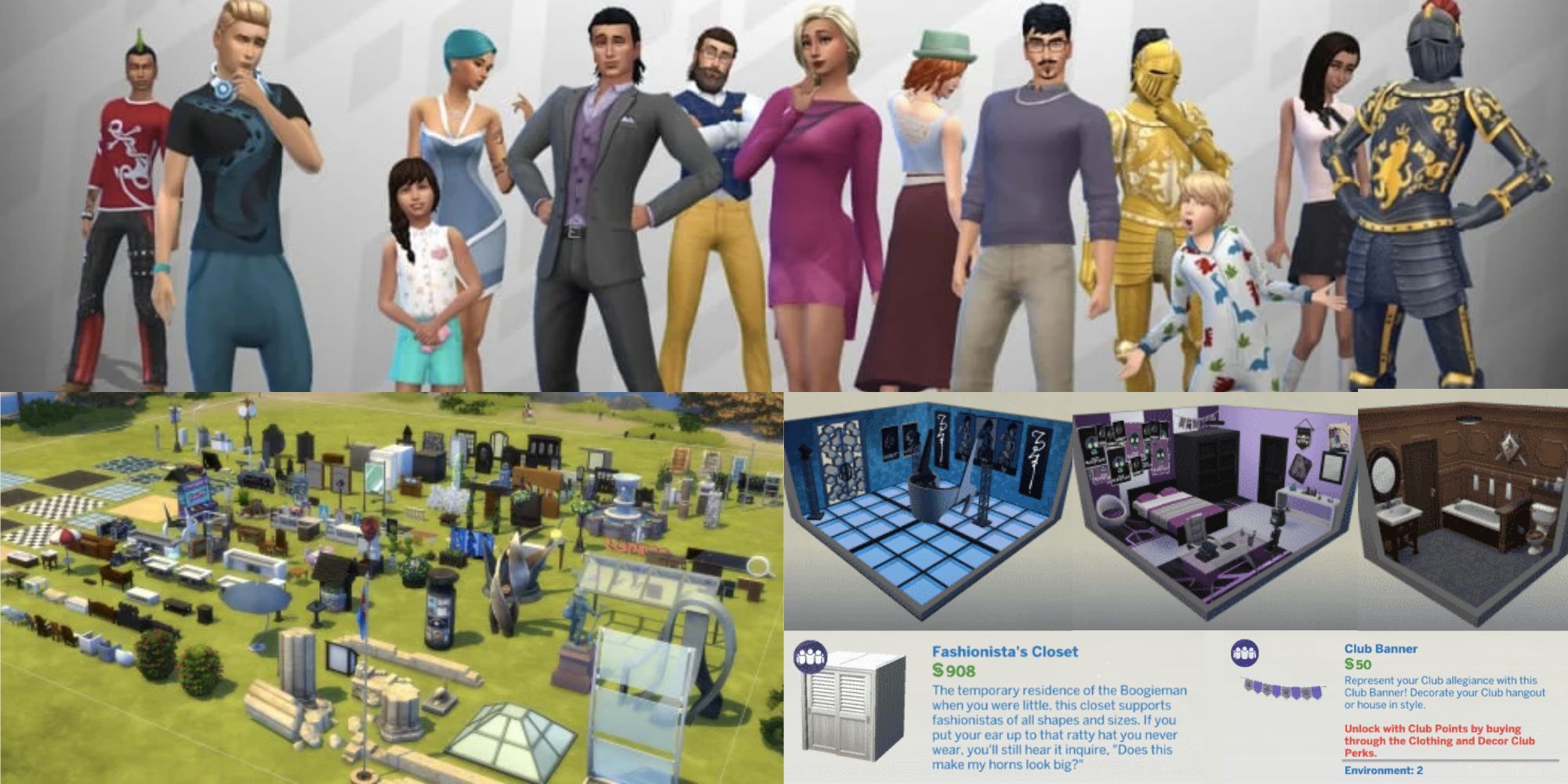 The Sims 4 Get Together CAS Build_Buy Items