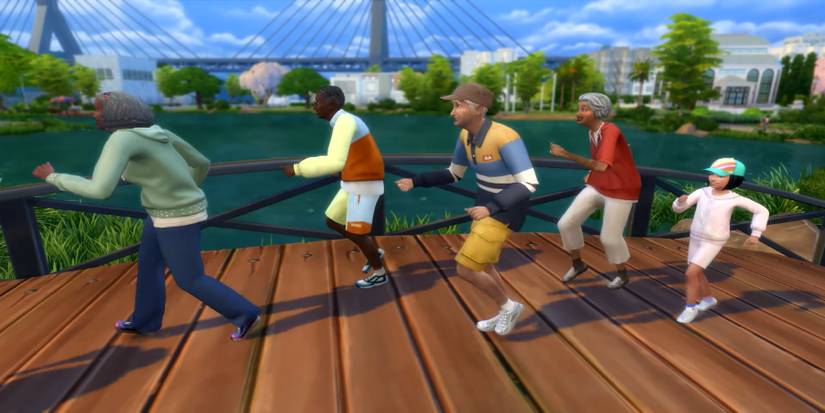 The Sims 4 Growing Together Group Walk 