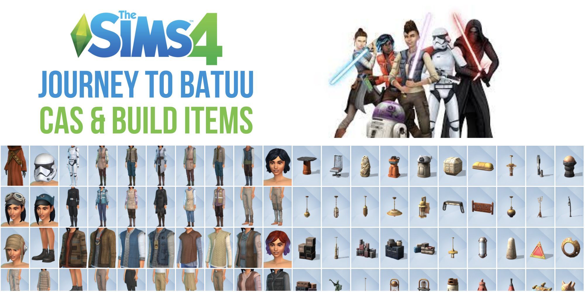 The Sims 4 Journey To Batuu CAS Build_Buy Items