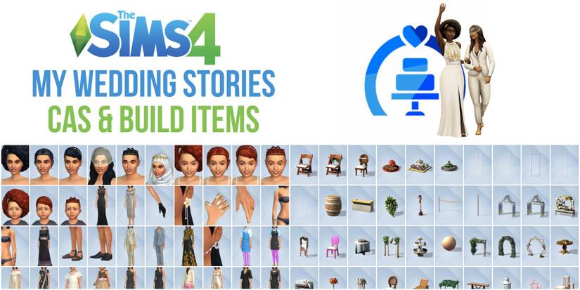The Sims 4 My Wedding Stories CAS Build_Buy Items