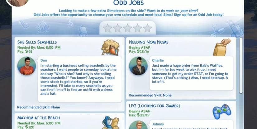 The Sims 4 Odd Jobs