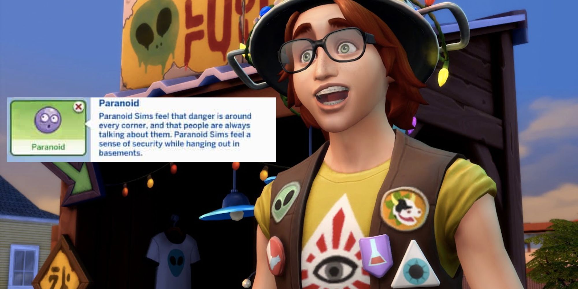 The Sims 4 Paranoid trait