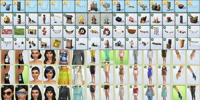 The Sims 4 Seasons CAS Build_Buy Items