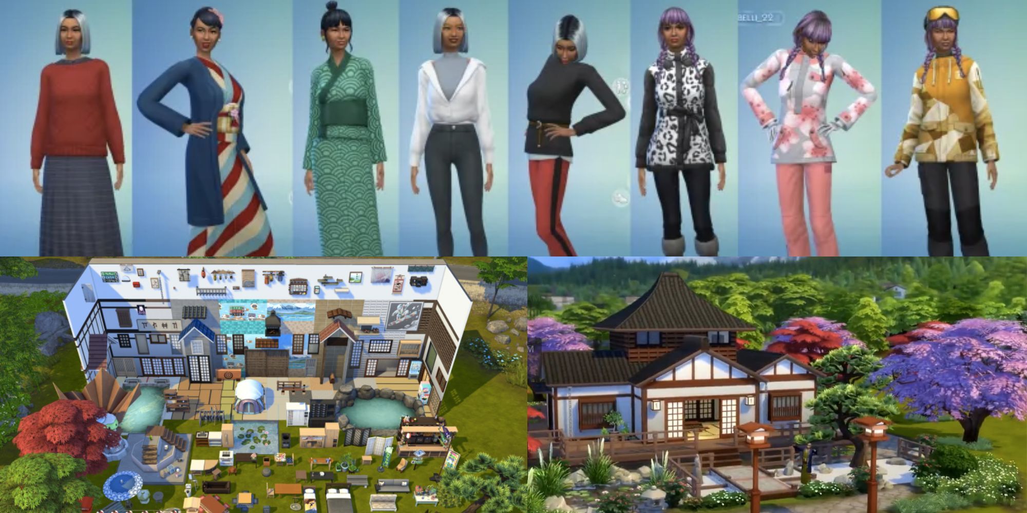 The Sims 4 Snowy Escape CAS Build_Buy Items