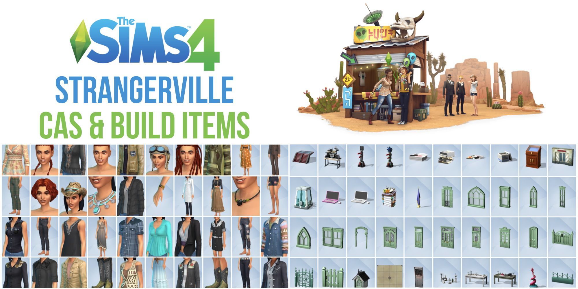 The Sims 4 StrangerVille CAS Build_Buy Items