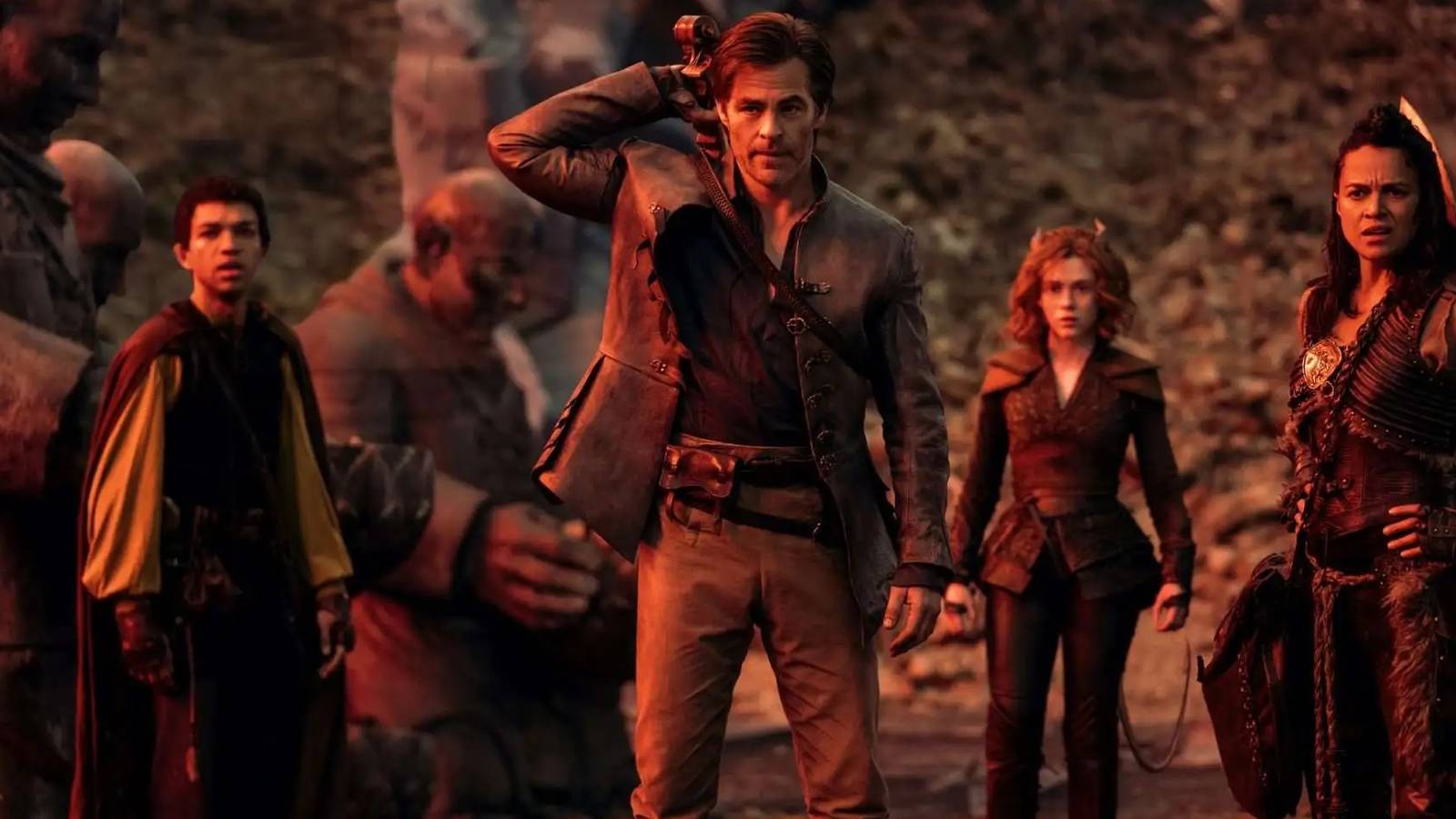 The_characters_prepare_for_battle_in_Dungeons_and_Dragons_Honor_Among_Thieves