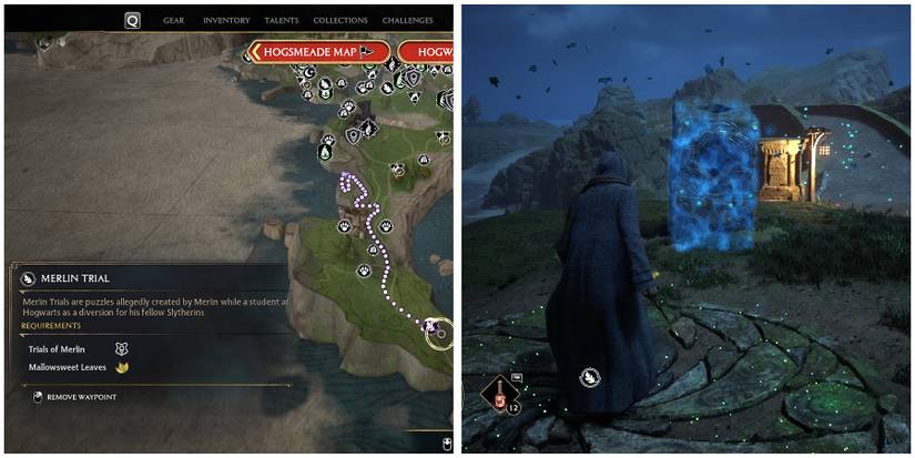 manor cape merlin trial 3 in hogwarts legacy