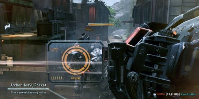 titanfall player using archer heavy rocket 