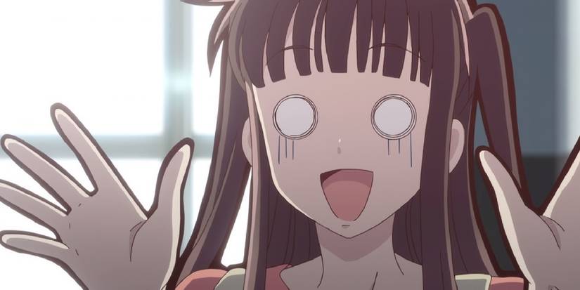 Tohru Honda making a face fault in the Fruits Basket 2019 anime
