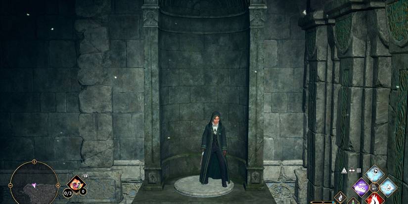 Rotating wall in Tomb of Villager puzzle Hogwarts Legacy